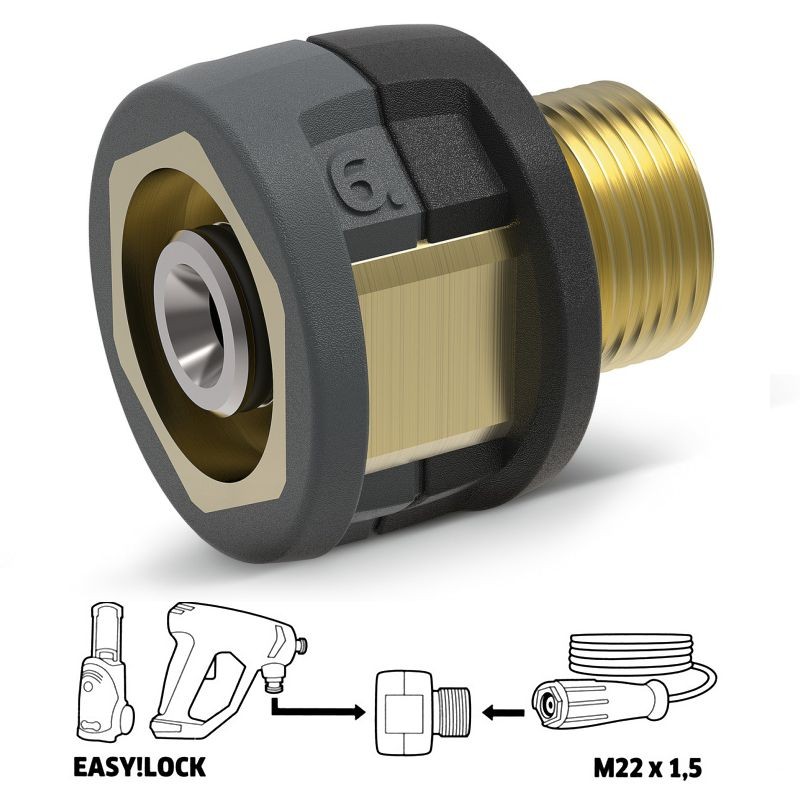 Адаптер 6 (EASY!Lock - M22x1.5)