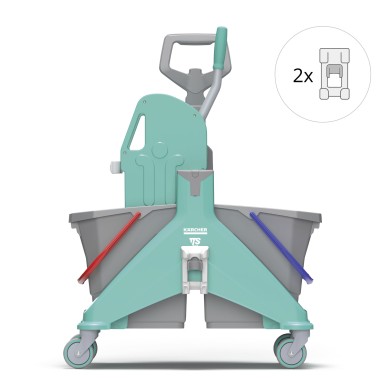 Количка с кофи Nickita Tec с два Lampo държача 2 x 15 L